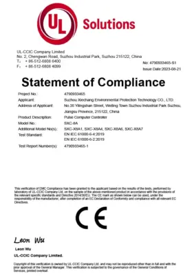 Certificación CE de controladores