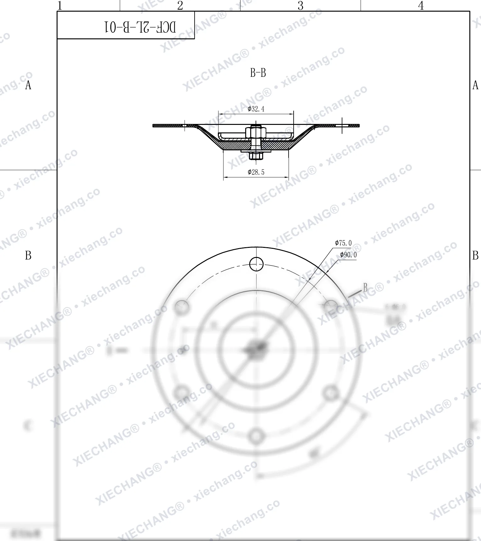 DCF-2L-B-01 · 1" — Plano de conjunto