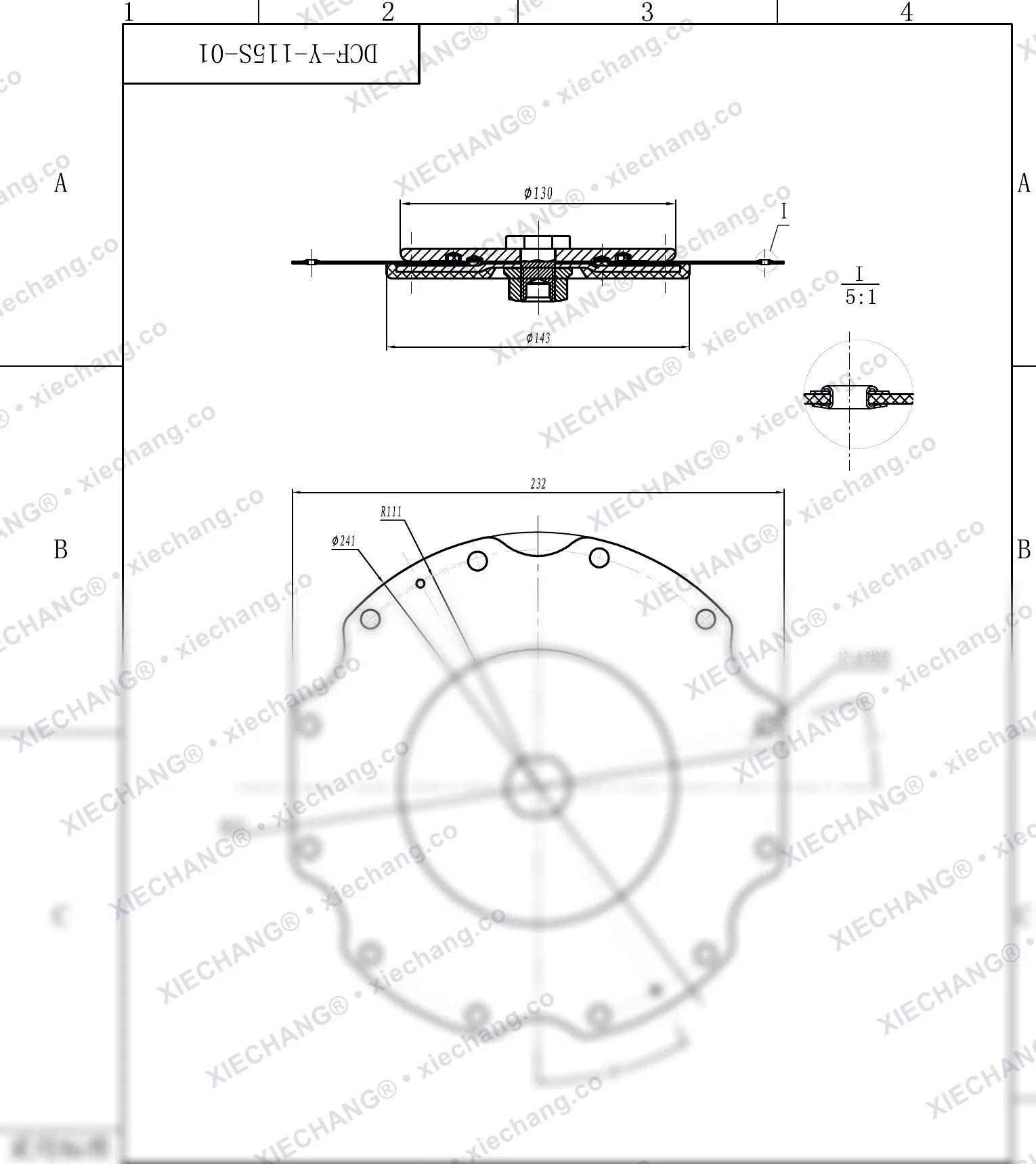 DCF-Y-115S-01 — Plano de conjunto