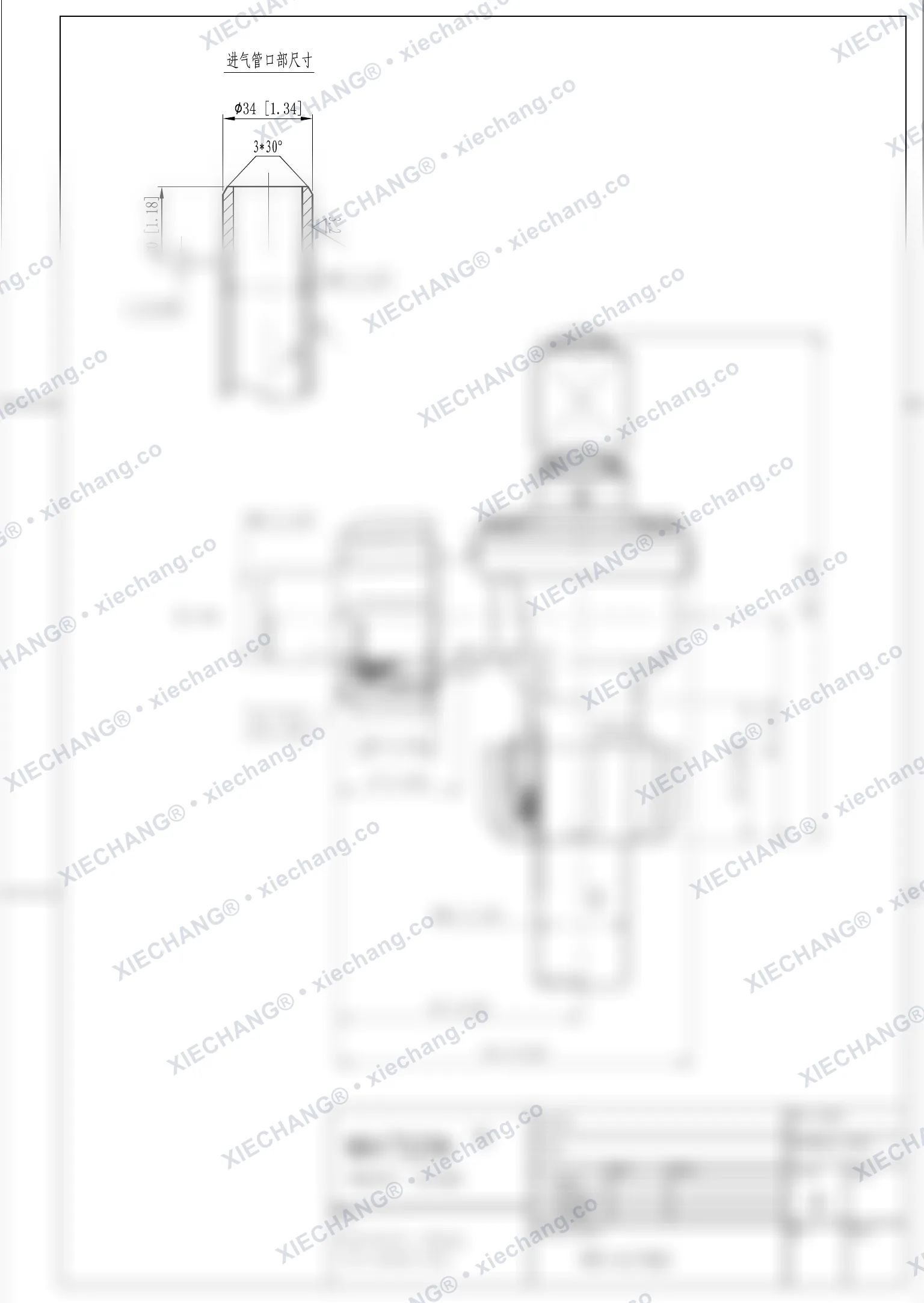 WPS-CA/TD25 · válvula con rosca macho / a prueba de llama — Plano de instalación