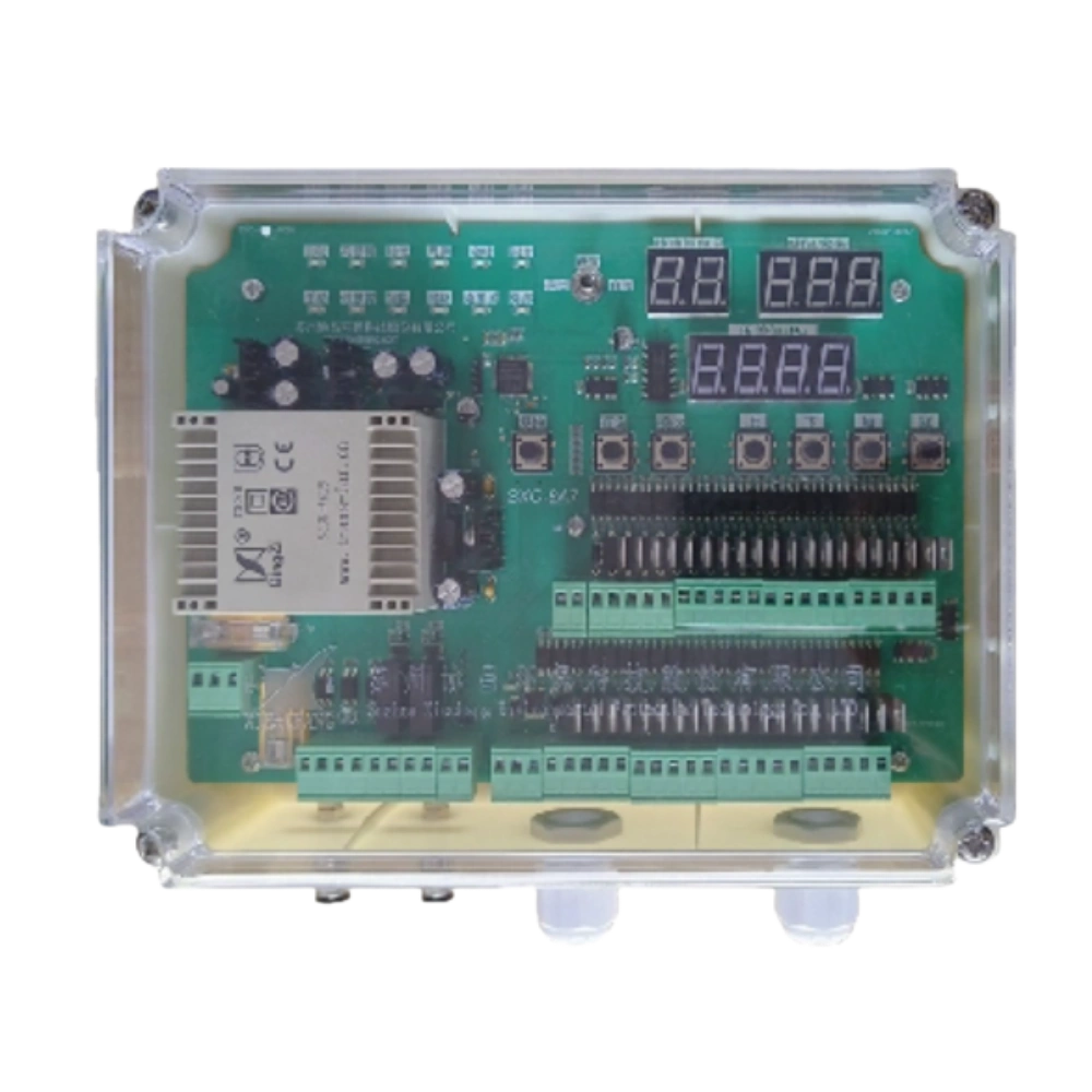 Controlador de pulsos Xiechang® SXC-X8A7 para sistemas de filtros de mangas de 1–40 canales
